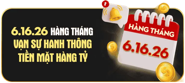 Khuyến mãi sự kiện đặc biệt với biểu tượng lịch và giải thưởng, đại diện cho khuyến mãi sự kiện tại vv88 nhà cái